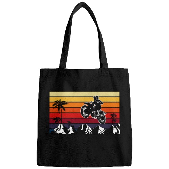 Retro Dirt Bike Design Motorcycle Motocross Bags