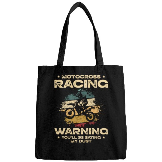 Motocross Racing Retro Dirt Bike Motorcycle Mudding Bags