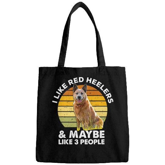 Red Heeler Dog Owners Cattle Lovers Dog I Love Red Heelers 33 Bags