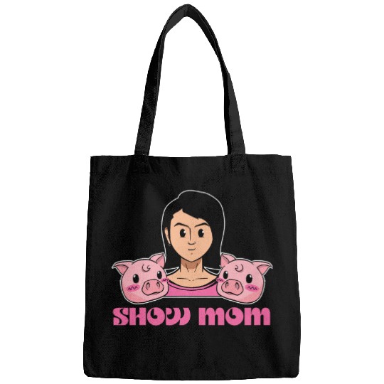 Pig Mom Mother Farming 2Farmer Animal Pork Show Mom Bags