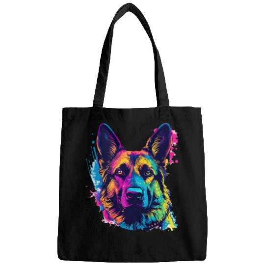 German Shepherd Canine Loyal Dog Owners Bags