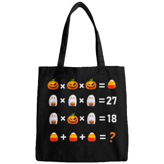 Pumpkin ghosts Candy Corn Order of Operations Math Halloween Bags