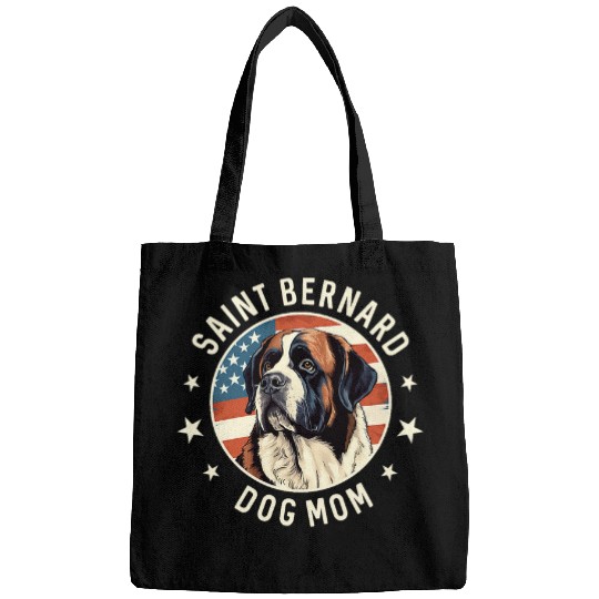 Saint Bernard Gifts Women St  Bernard Dog Mom Bags