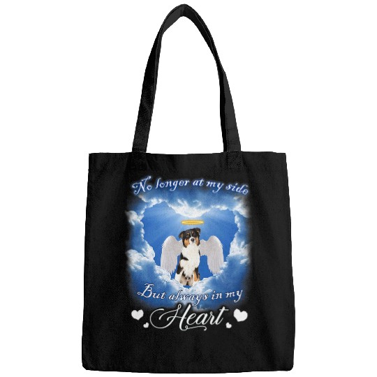 No longer at my side but always in my Australian Shepherd Bags