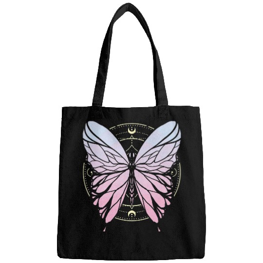 Pagan Occult Sacred Geometry Butterfly Insect Pastel Goth 21 Bags
