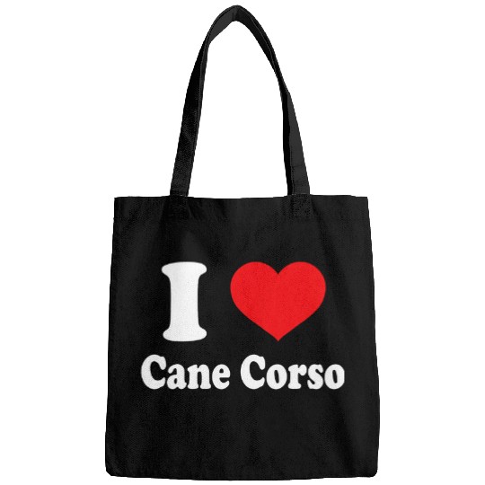 I love Cane Corso Dog Breed Lovers Animals Bags