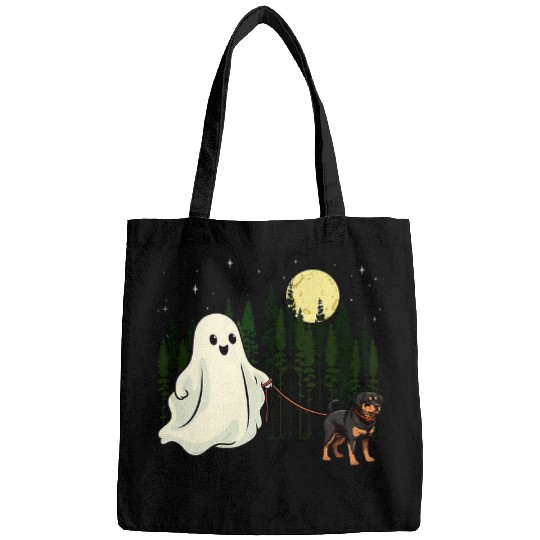 Rottweiler Walking ghosts Halloween Funny Kids Costume Bags