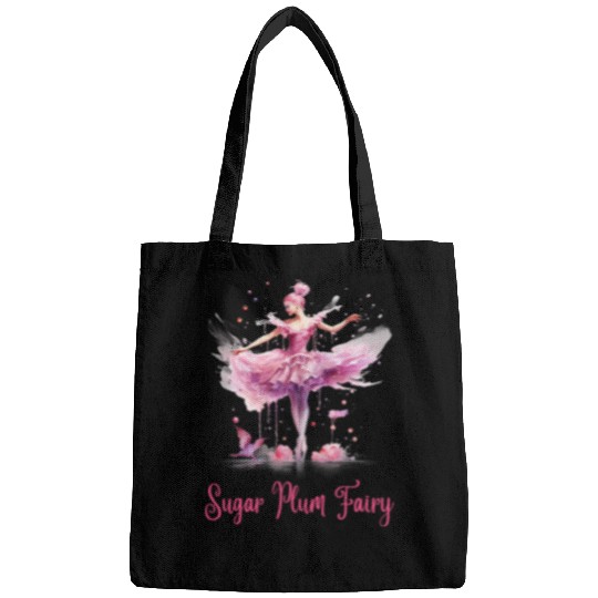 Sugar Plum Fairy Enchanting Nutcracker Ballet Fans Bags