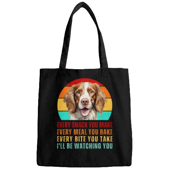 Funny Welsh Springer Spaniel Dog Dad Presents and Apparel Bags
