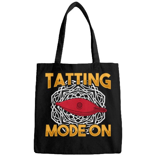 Tatting Mode On Handcrafting Hobby DIY Lace Knots Tatter Art Bags