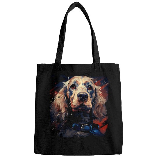 Patriotic Spaniel Marching Band Usa Flag Bags