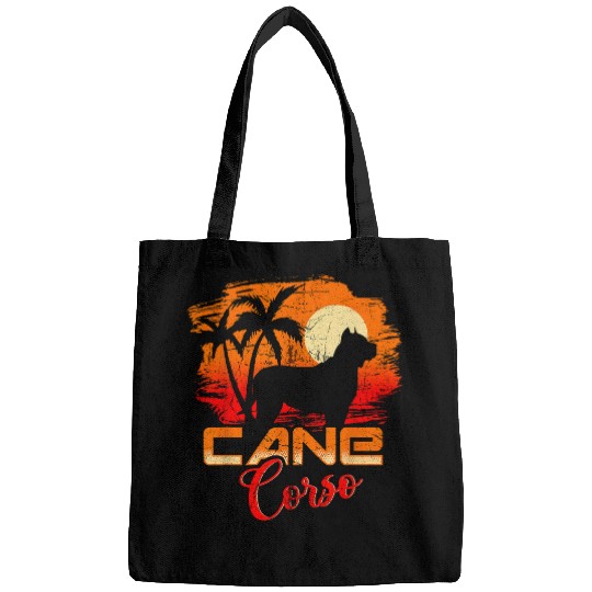 vintages Cane Corso Lover Italian Dog Pet Sunset Cane Corso 9 Bags