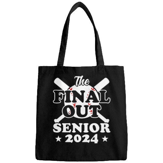 Senior 2024 Baseball Funny Senior Year Class of 2024 Bags
