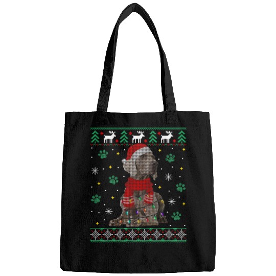 Weimaraner Dog Lover Matching Ugly Weimaraner Christmas Bags