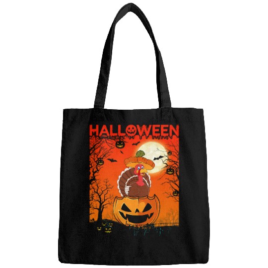 Pumpkin Costume Girls Women Cute Turkey Halloween Party Bags