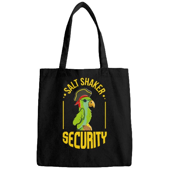 Salt Shaker Security I Funny Concert Pirate Head Parrot Bags