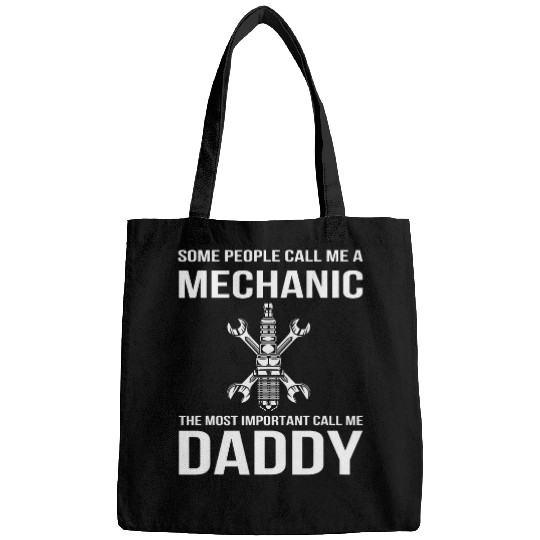 The mosts Important People Call Me Daddy Funny Auto Mechanic Bags