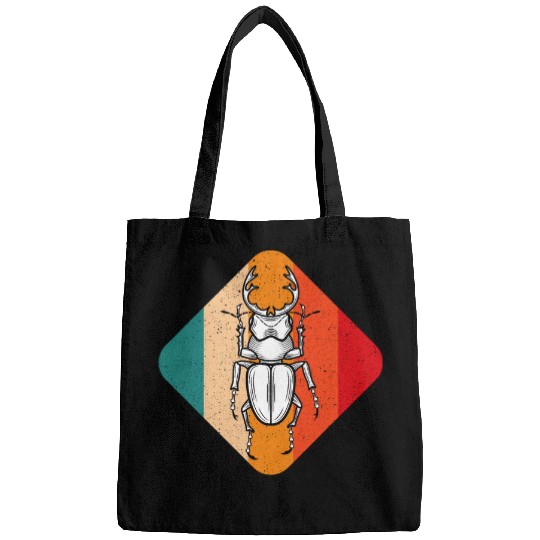 Retro Stag Beetle Entomology Bug Catching Kit Bags
