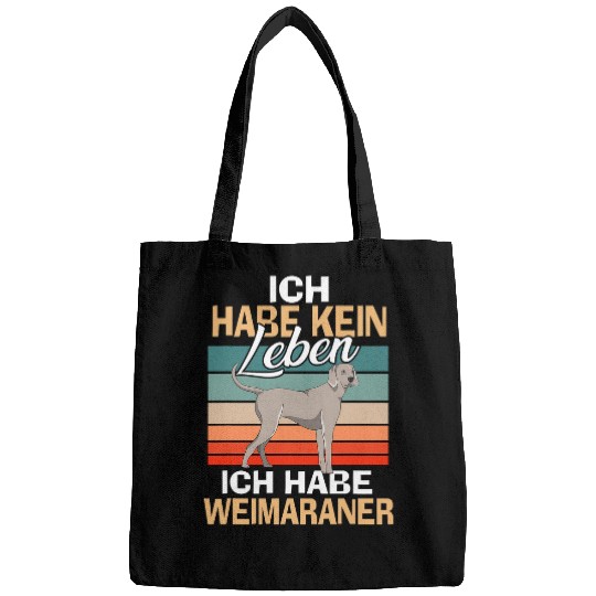 Weimaraner dog lovers Bags