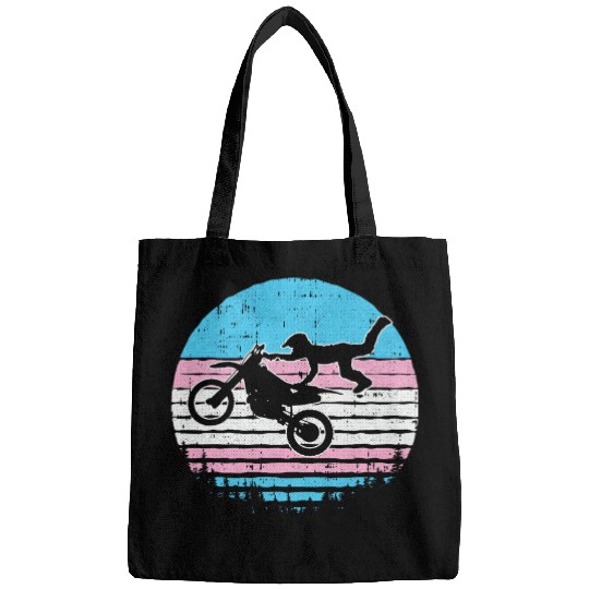 Motocross Transgender Pride Motorcycle Dirt Bike LGBTQ Bags