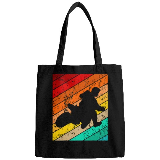 Motocross Motorcycle Biker Motorcycle Rider vintages Retro 27 Bags