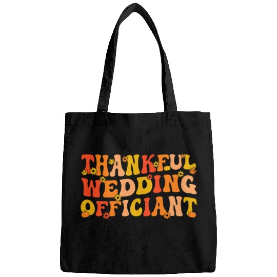 Thankful Wedding Officiant Thanksgiving Wedding Minister Bags