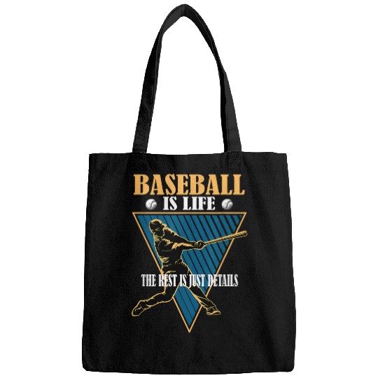 Baseball Is Life The Rest Is Just Details Funny vintages 1 Bags