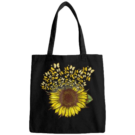 You Are My Sunshine Sunflower And Butterflies Bags