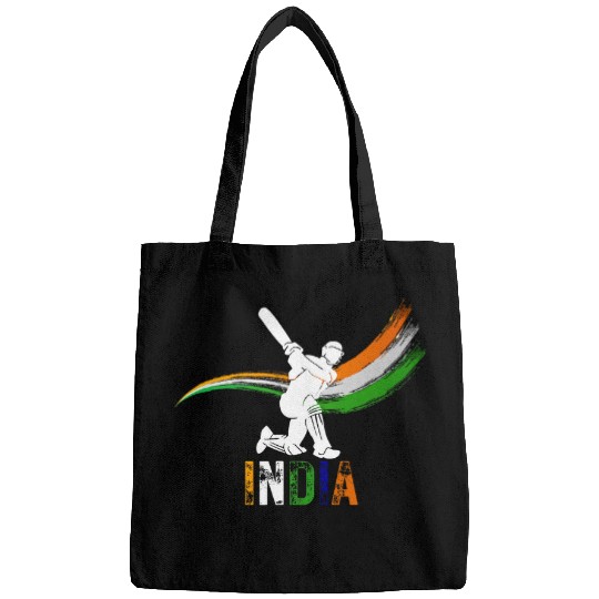 India Cricket Indian Bharat Fan Batsman Bowler Player Fan Bags