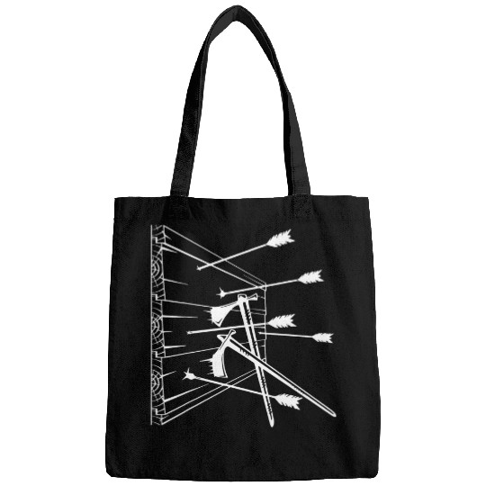 Indigenous Art Tomahawks Arrows Southwest Bags