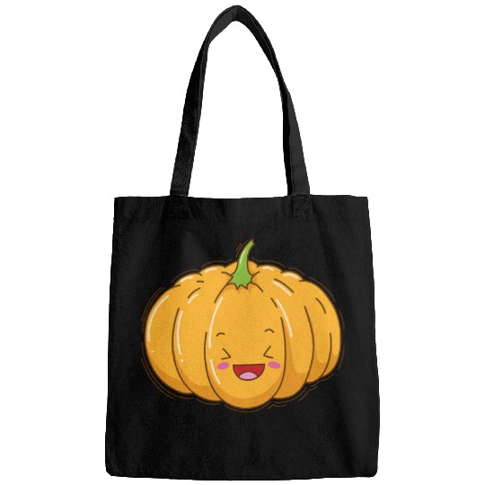 Pumpkin laughs on Halloween Bags