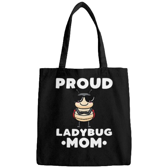 Womens Proud Ladybug Mom Ladybird Bags