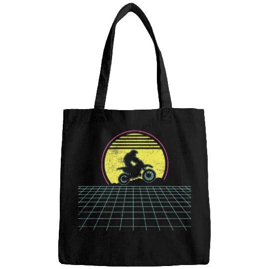 Motocross Dirt Bike Motorcycle Vintage Bags