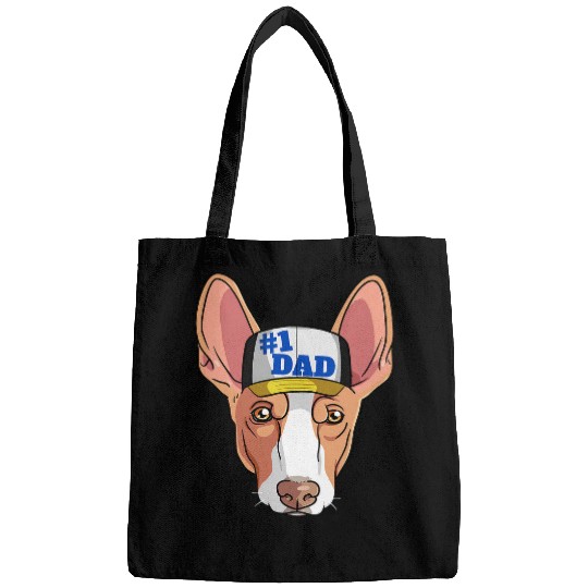 Ibizan Hound 1 Dog Dad Fathers Day Bags
