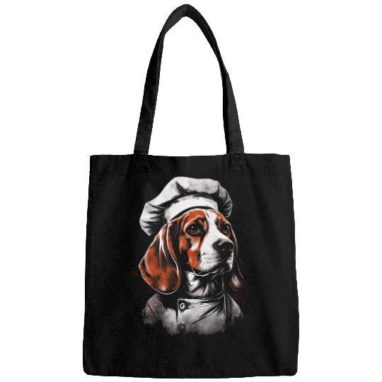 Funny Cooking Cookie Baking Beagle Baker Chef Beagle Lover Bags