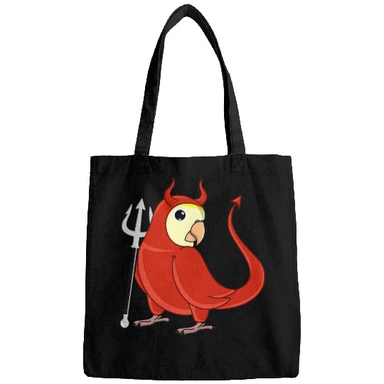 Scary Devil Costume Parrot I Yellow Monk Parakeet Quaker Bags