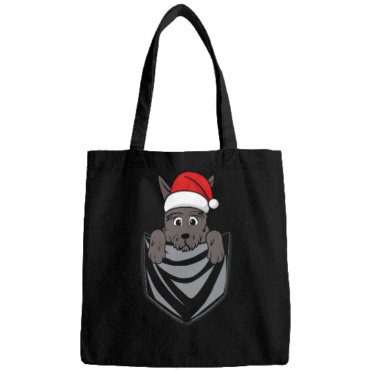 Dog Scottish Terrier Chart Pocket Scottish Terrier Christmas Dog Bags