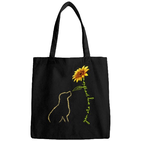 Funny Labrador Lab Dog Shirt You Are My Sunshine Labrador Retriever Bags