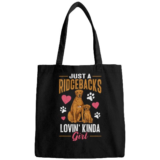 Rhodesian Ridgeback Just A Ridgebacks Lovin Kinda Girl Dog Bags