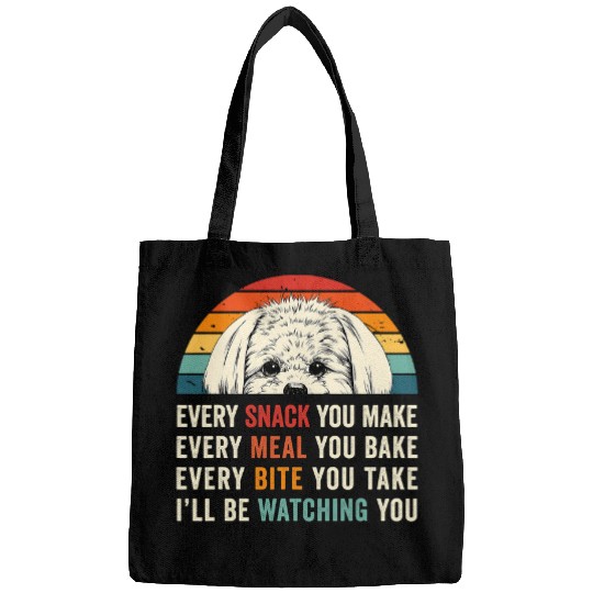 Retro Every snack you make Every meal you bake Dog Mom Dad 4 Bags