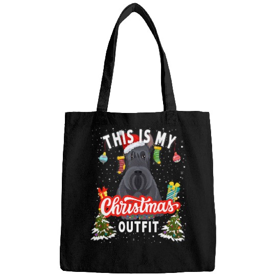 Dog Scottish Terrier Christmas Idea For Women xmass Scottie Dog 2 Bags
