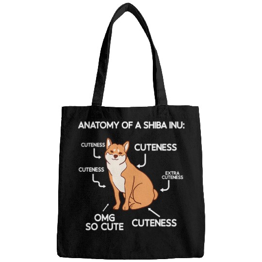 Dog Shiba Inu Anatomy Cute Shiba Inu Bags