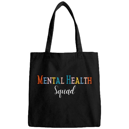 Mental Health Squad Brain Illness Mental Health Awareness Bags