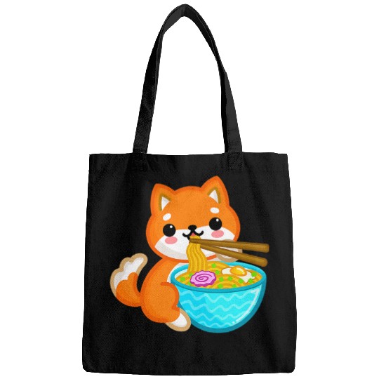 Dog Shiba Inu Ramen Kawaii Dog Japanese Anime Teen Girl Kids Bags