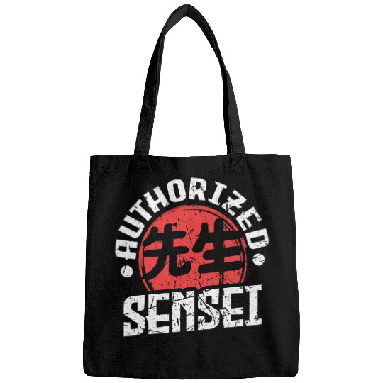 Sensei Japan Kanji Teacher Authorized Sensei Coachs Trainer 1 Bags