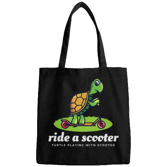Scooter 2Electric Stunt Moped Rider Motorcycle Bike Turtle Bags