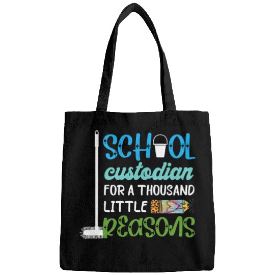 School Custodian For A Thousand Little Reasons Mop Janitor Bags