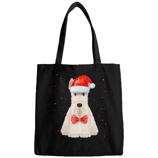 Dog Scottish Terrier Christmas Idea For Women xmass Scottie Dog Bags