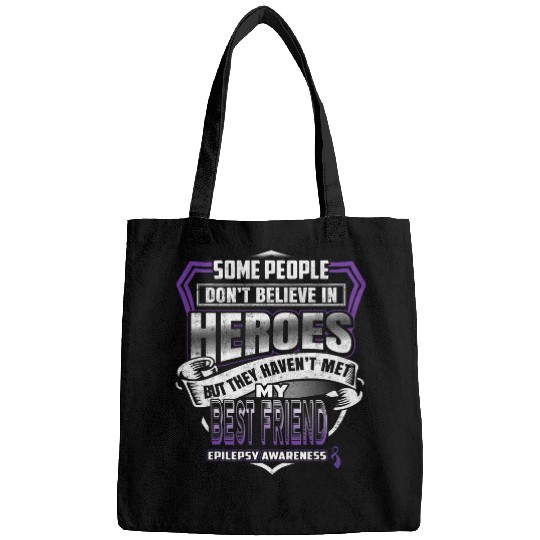 Discover My bests Friends Fight is My Fight Epilepsy Warrior Bags