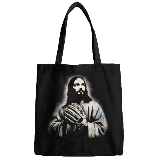 Jesus Baseball Player Funny Christian Religious Baseball Bags